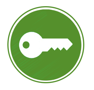 zelený klíč