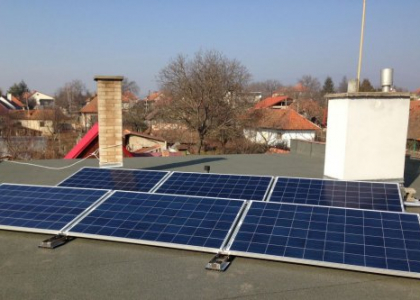 Fotovoltaická elektrárna VOLTA ON 3,24 kWp s přebytky energie do vody, okres Brno-venkov, ČESKO