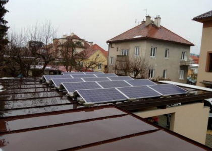 Fotovoltaická elektrárna VOLTA ON 3,71 kWp s přebytky energie do vody, okres Zvolen, SLOVENSKO